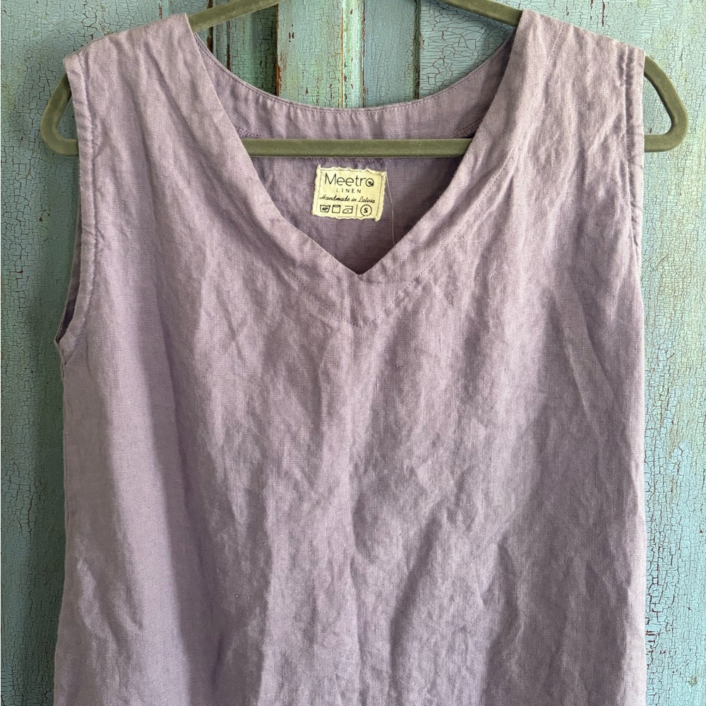 Lilac Linen Dress